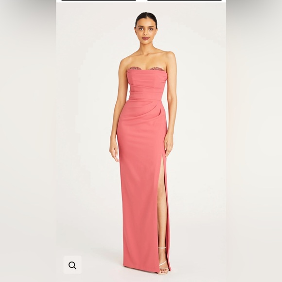 THEIA’s Anastasia Embellished Strapless Gown, 8 once worn for my son’s wedding. - Picture 2 of 14